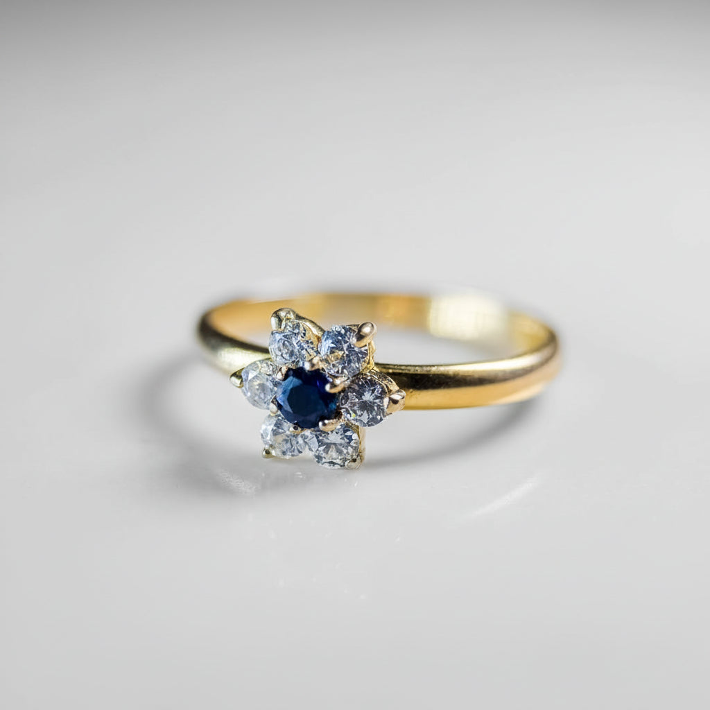 Sortija Roseta Oro 18k - Gennova Joyas
